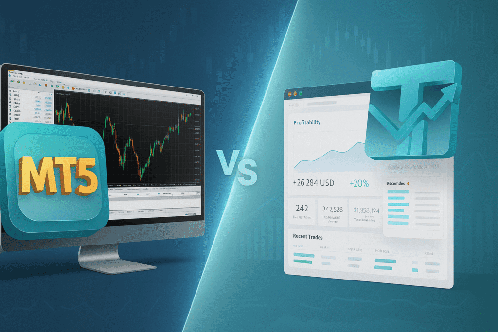 مقایسه بک تست گیری در برنامه متاتریدر و تریدبرد