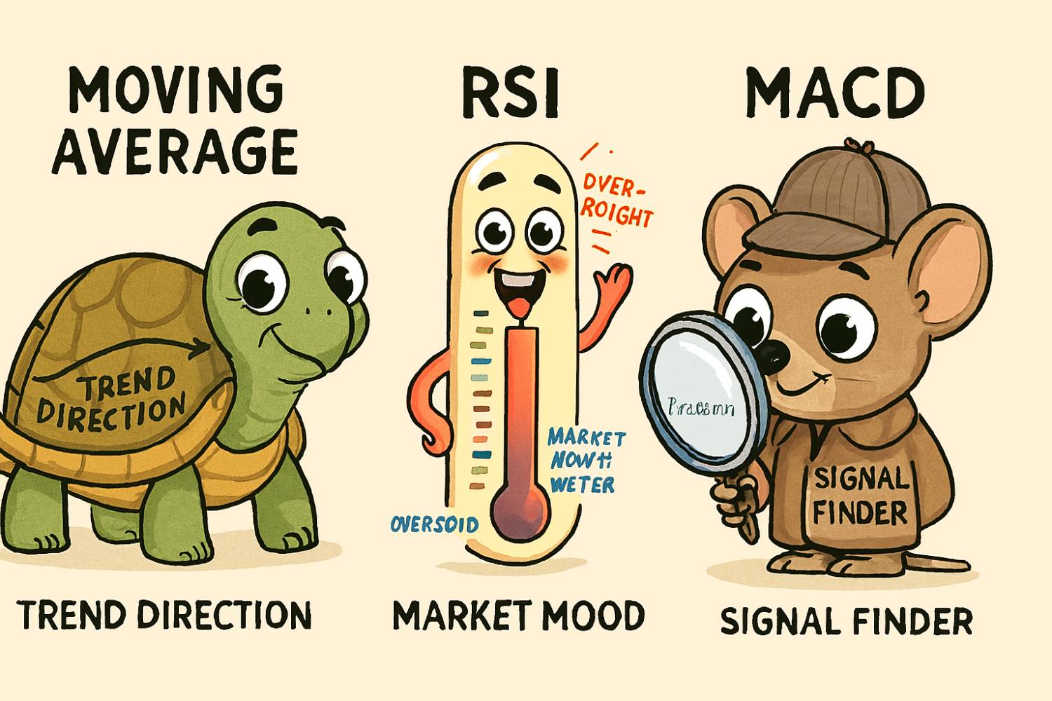 سه دوست یک تریدر